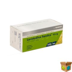 LORATADINE SANDOZ COMP 100 X 10 MG