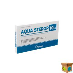 AQUA STEROP POUR INJ SOLVENS AMP 10 X 10ML