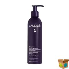 Caudalie Versteviging & Volume Shampoo 200 ml met VineOxyl™ helpt het haarvolume te herstellen en zorgt voor zichtbaar dikker en voller haar zonder het te verzwaren. Vegan formule met 95% ingrediënten van natuurlijke oorsprong, zonder sulfaten en silicone