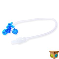 Braun Discofix Driewegkraan met slang 10cm - 50 st
