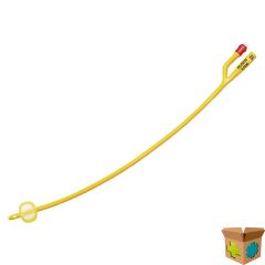 Rüsch Care silicone coated latex verblijfsonde Gold Plus (CH12-CH24) - per stuk