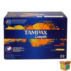 TAMPAX COMPAK SUPER PLUS 22