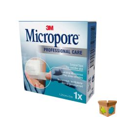 MICROPORE 3M TAPE 12,5MMX5M ROL 1 1530P-0S