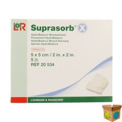 SUPRASORB X KP CELLULOSE STER 5X 5CM 5 20534
