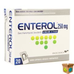 ENTEROL 250MG IMPEXECO CAPS HARDE DUR 10X250MG PIP
