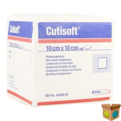 CUTISOFT N/ST NON WOVEN 4PL 10,0X 10,0CM 100