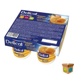 DELICAL NUTRA POTE APPEL ABRIKOOS 4X125G