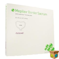 MEPILEX BORDER SACRUM STER 22,0X25,0 5 282460