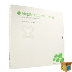 MEPILEX BORDER HEEL 22,0X23,0 6 282750