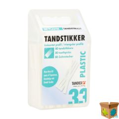 TANDEX TOOTHPICKS PLASTIC 80