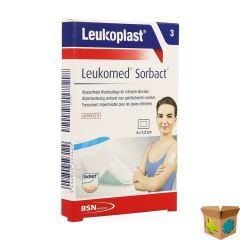 LEUKOMED SORBACT 5CMX7,2CM 3 LEUKOPLAST