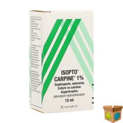 PILOCARPINE-ISOPTO 1 % COLLYRE 15ML