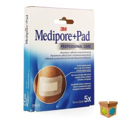 MEDIPORE + PAD 3M 5X 7,2CM 5 3562P