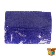 COHESIEF VERBAND BLAUW 7,5CMX4,5M COVARMED