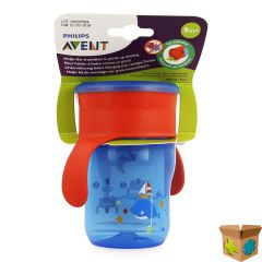 PHILIPS AVENT GROW-UP CUP ROZE BLAUW 260ML
