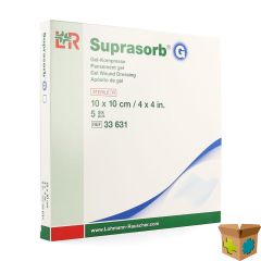 SUPRASORB G KOMPRES NEW 10X 10CM 5 33631