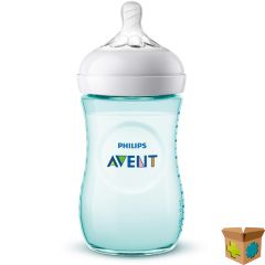 PHILIPS AVENT NATURAL 2.0 ZUIGFLES 260ML GROENBL.
