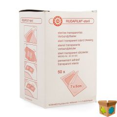 NOBA RUDAFILM STERIEL TRANSP 7CMX 5CM 50 9280321