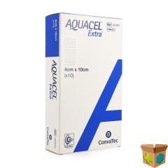 AQUACEL EXTRA VERB HYDROFIBER+VERSTERK. 4X10CM 10