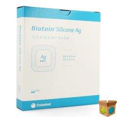 BIATAIN SILICONE AG 12,5CMX12,5CM 5 39638