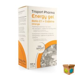 TRISPORT ENERGY GEL + COFFEINE ORANGE 10