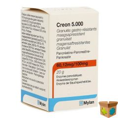 CREON 5000 MAAGSAPRESIST GRANULAAT FL 20G