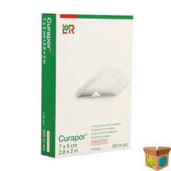 CURAPOR VERB CHIRURG. STERIEL 7CMX 5CM 5 32902