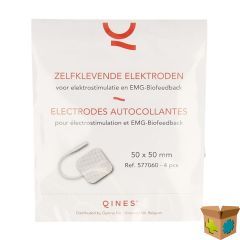 ELEKTRODE ZELFKLEVEND STANDAARD 5X5CM 4