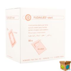 NOBA RUDAVLIES VERB STERIEL 8CMX10CM 50 9280455