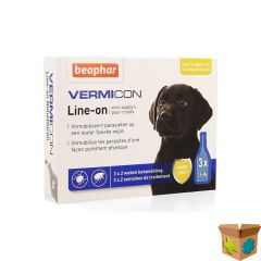 BEAPHAR VERMICON LINE-ON PUPPY 3X1,5ML