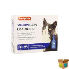 BEAPHAR VERMICON LINE-ON KAT 3X1ML