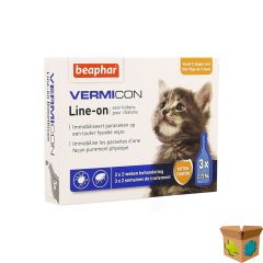 BEAPHAR VERMICON LINE-ON KITTEN 3X0,75ML