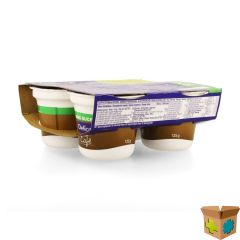DELICAL CREME DESSERT HP-HC Z/SUIKER CAFE 4X124G