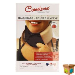 CAMELEONE HALSKRAAG BRUIN/VIJG M 1 Q05031