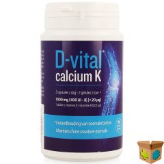 D-VITAL CALCIUM K CAPS 180