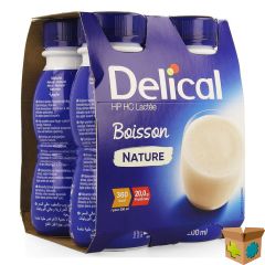 DELICAL MELKDRANK HPHC NATUUR 4X200ML NF