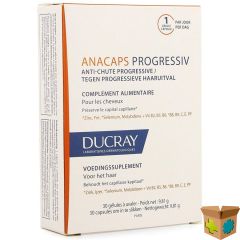 DUCRAY ANACAPS PROGRESSIV A/CHUTE CAPS 30