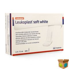 LEUKOPLAST SOFT WHITE 19X72MM 100