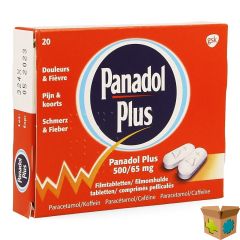 PANADOL PLUS 500MG/65MG FILMOMH TABL 20 NEW