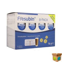 FRESUBIN 8-PACK DRINK ASSORTIMENT FL 8X200ML
