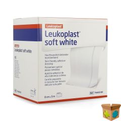 LEUKOPLAST SOFT WHITE 8CMX5M