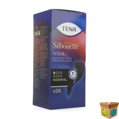 TENA SILHOUETTE NORMAL NOIR LINER 26