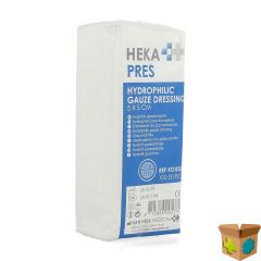 HEKAPRES GAAS HYDROF. 5X5CM 8LAG. 100