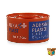 HEKAPLAST HECHTPLEISTER TEXTIEL 5MX2,5CM RING 1