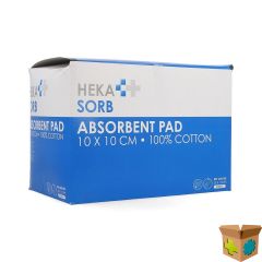 HEKASORB VERBAND ABSORB. STERIEL 10X10CM 50