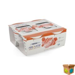 RESOURCE DESSERT GOURMAND AARDBEI 4X125G 12311130