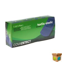 COVA DETECTIEPLEISTER BLAUW 2X12CM TEXT100 20120T