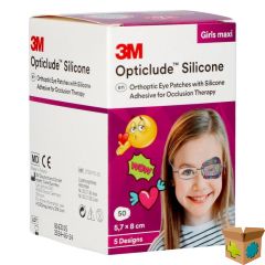 OPTICLUDE 3M SILICONE EYE PATCH GIRL MAXI 50