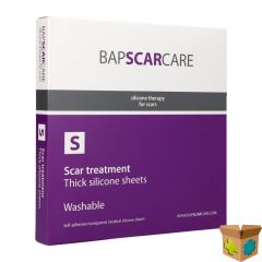 BAP SCAR CARE S SILICOONVERB ADH 10X 15CM 2 STUKS
