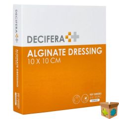 DECIFERA ALGINATE DRESSING 10X10CM 5